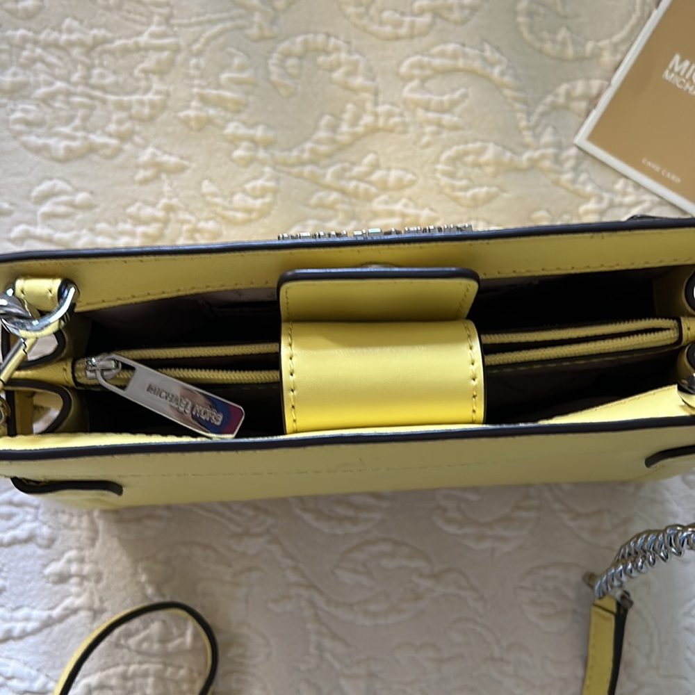 NWT Michael Kors Rayne Sunshine Crossbody - Picture 8 of 16